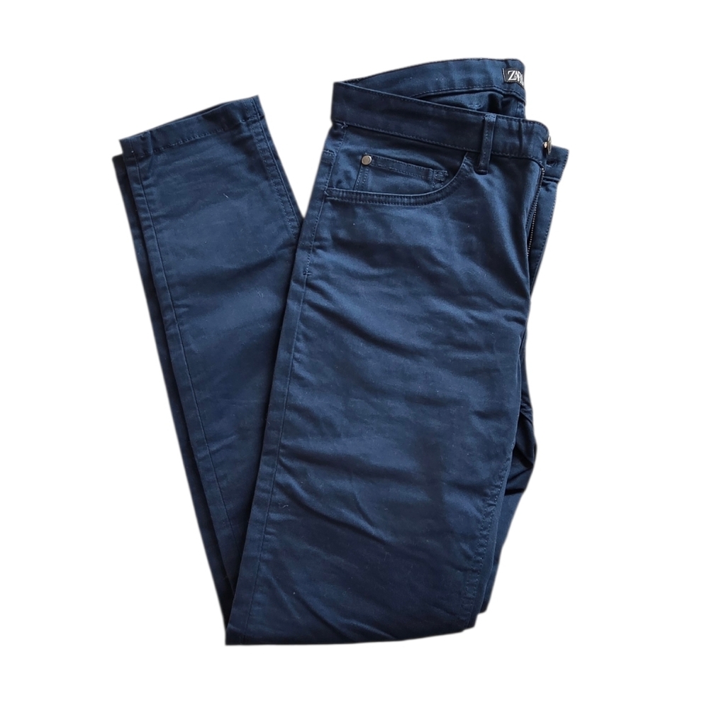 Zara Men's Deep Blue Slim Jeans